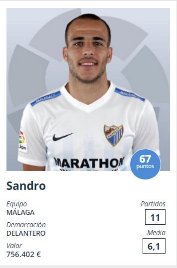 FantasyMarca's tweet photo. Os proponemos un debate entre dos delanteros en racha. ¿Con cuál de ellos os quedáis? Los dos tienen 67 puntos

RT: SANDRO
FAV: WILLIÁN JOSE https://t.co/tlmEckvRYN
