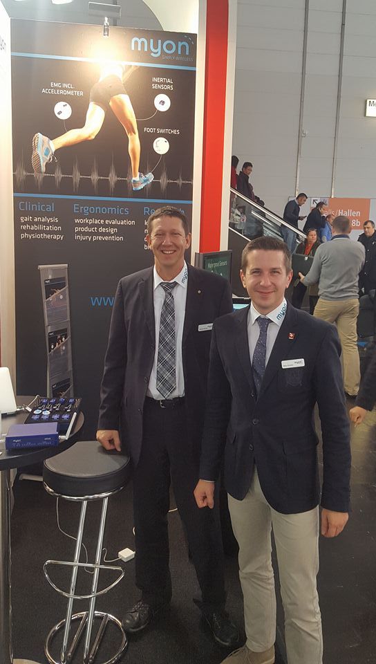 myonag's tweet photo. We would love to share the awesome time here with you! Drop by and see our aktos EMG &amp; IMU range #MEDICA2016 https://t.co/SIWPrpM2TY