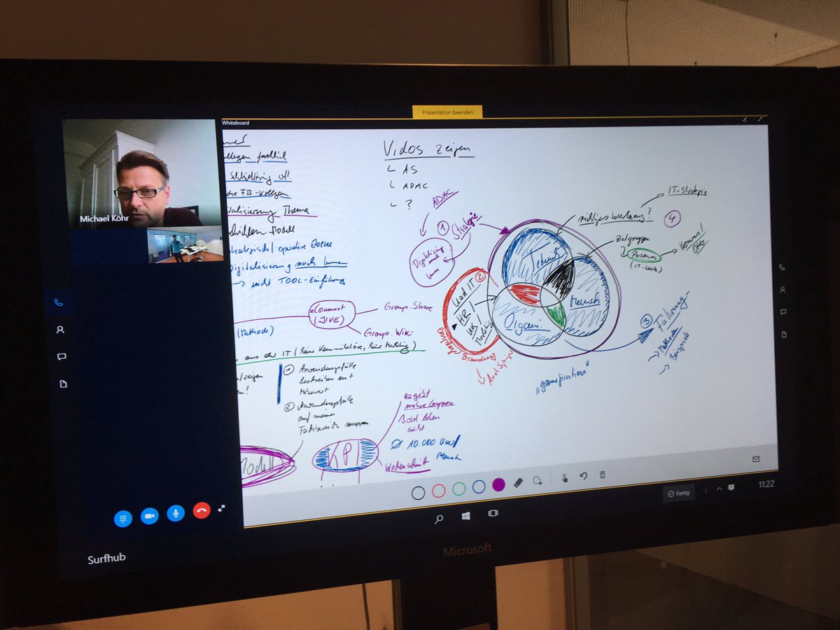 Mal das neue #SurfaceHub ausprobieren? Geht auf dem #DWSC16 bei <a href="/RSchoebel/">Robert Schöbel</a> oder @denisesandberg3