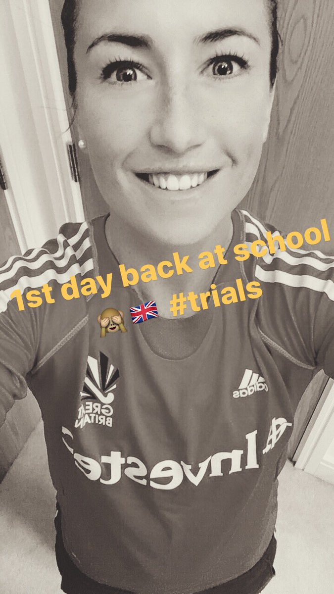 MaddieHinch's tweet image. Feels good to pull on a @_GBHockey shirt for the 1st time since @Rio2016_en !!!🇬🇧 #assessmentweek #bishamabbey #firstdaynerves 😂🏑@FIH_Hockey