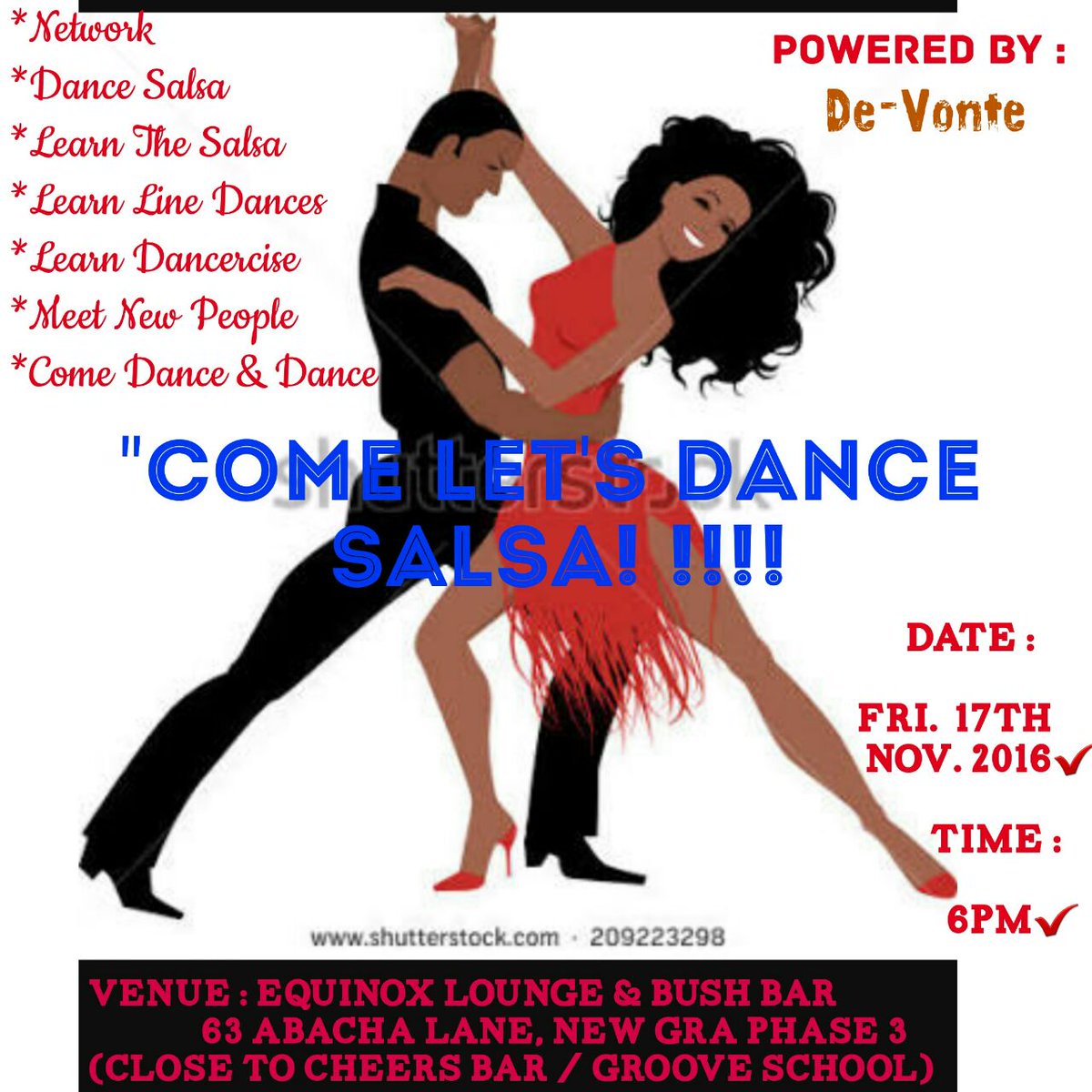 Devvonte's tweet image. Are you in PH city??
Come let's Dance 
SALSA!!!!!!

COME HAVE FUN AND LEARN COOL DANCERCISE  AND LINE DANCES TOO.
MINGLE. NETWORK. HAVE FUN