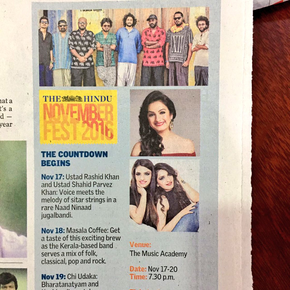 AKRITIMUSIC's tweet photo. #Chennai to get your tickets log on to https://t.co/vH7jMDVILM or https://t.co/IlRsjuDNsf .. this will be indeed special. @TheHindu https://t.co/t58RPsNW9B
