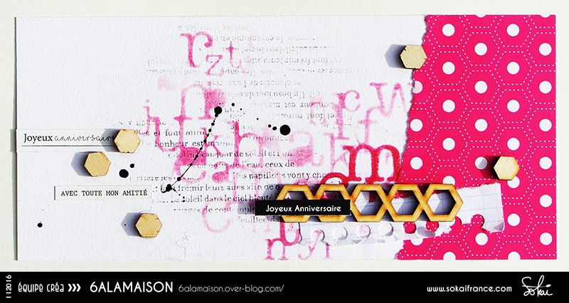 SokaiFrance's tweet image. Hyper #graphique #girly cette #carte en #papiers #DIY de #scrapbooking #SokaiFrance ! ow.ly/lkAf3066zbK