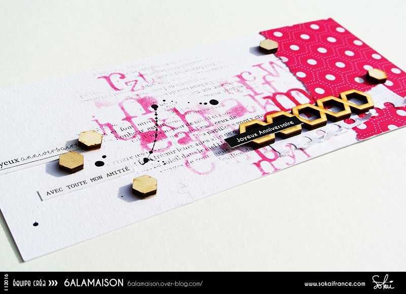 SokaiFrance's tweet image. Hyper #graphique #girly cette #carte en #papiers #DIY de #scrapbooking #SokaiFrance ! ow.ly/lkAf3066zbK