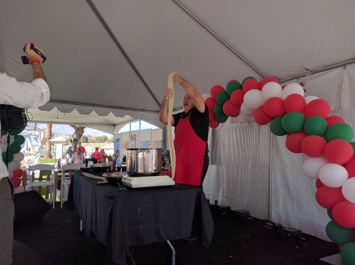 Bestofitalyinus's tweet photo. Day2 #Italian festival is #pasta day with  @Ginothechef , Chef Mario @IlCorsoCA pasta &amp; #truffles Thanks @BarillaUS https://t.co/7oVe3rNSIE