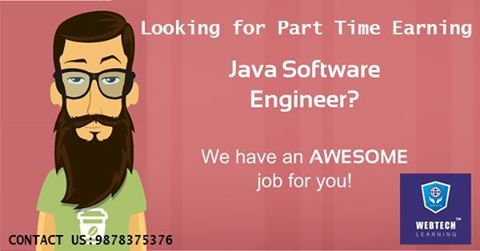webtechchd's tweet image. Awesome #Job #Opportunities for #Java_Developers #passionate for #teaching #professionals. Call us directly at 9878375376.