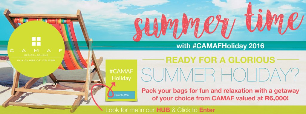 CamafSA's tweet photo. Enter the #CAMAFHoliday 2016 Promo! Find the special #CAMAFHoliday tile in our HUB & click to ENTER! Visit HUB https://t.co/AQsiGLyTlI https://t.co/tgJjxXMk9f
