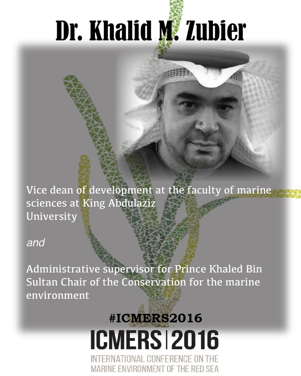 Next keynote for the morning session of #ICMERS2016, Dr. Khalid M. Zubier on multidisciplinary oceanographic research in the RS <a href="/KAUST_News/">KAUST</a>