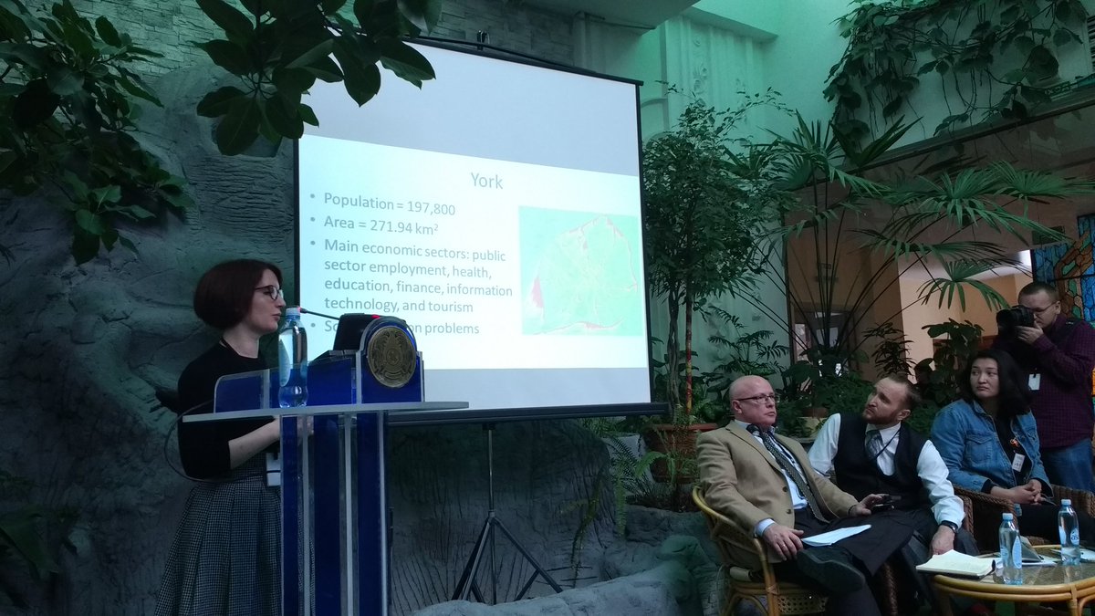 rowan_kennedy's tweet photo. #UrbanForumAlmaty: @YCEO_Project's Lorraine Youds shares experience of air pollution monitoring in #York @NewtonFund @kzBritish #UFA2016 https://t.co/GNVexnoFAM