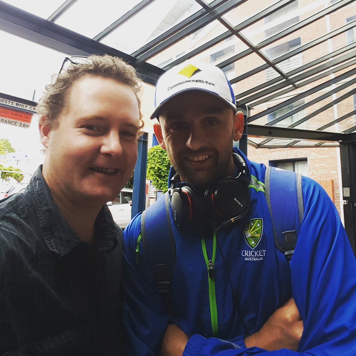 davej1080's tweet photo. Look at this legend #GOAT @CricketAus @NathLyon421 love ya work Gaz https://t.co/aKGDov4vaQ
