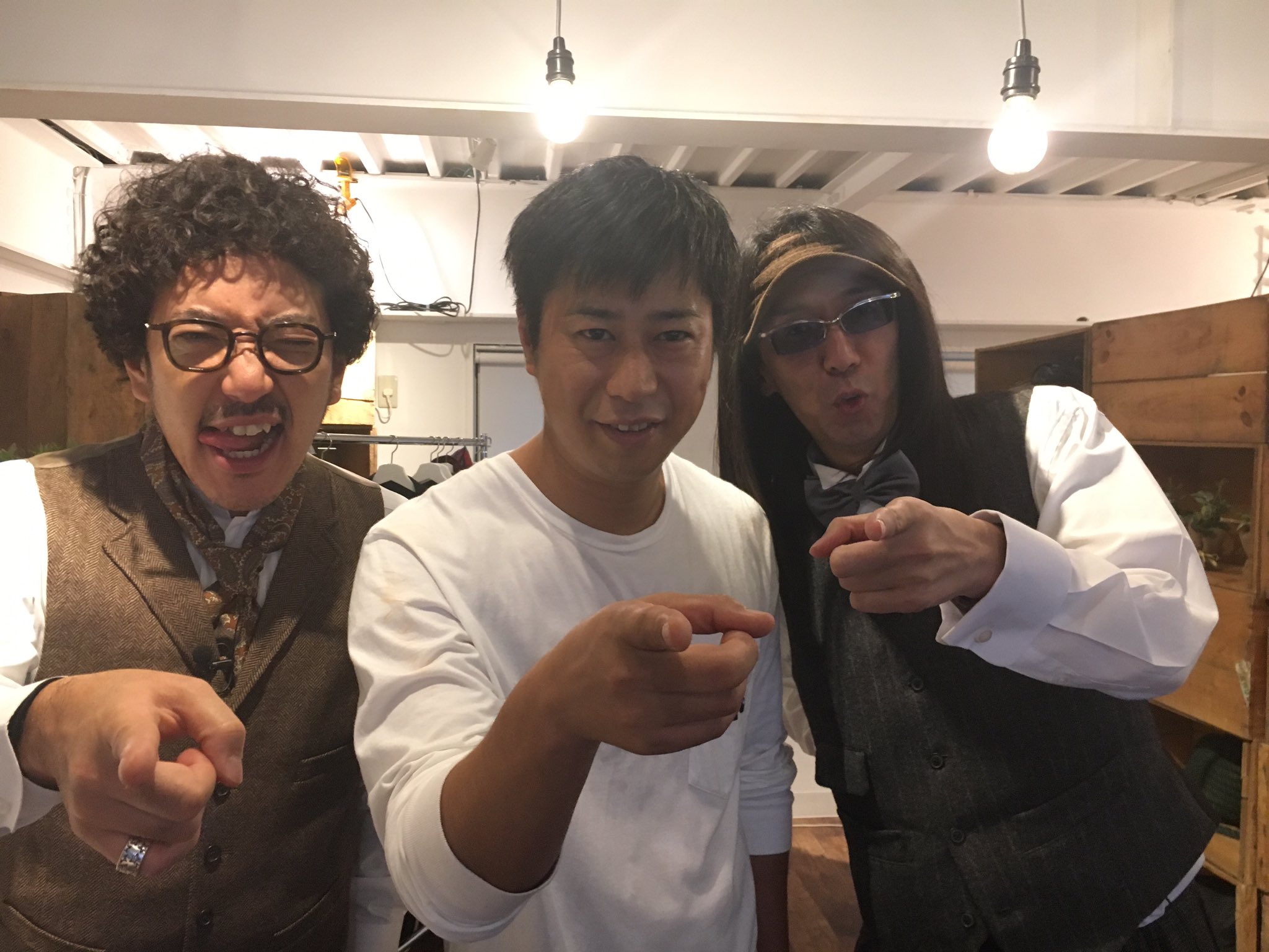 パンサー尾形 魚拓さんとヒカルさんと仕事したぁー いい人だったぁー ビデオボックスでいつも見てるから嬉しかったぁーーーー