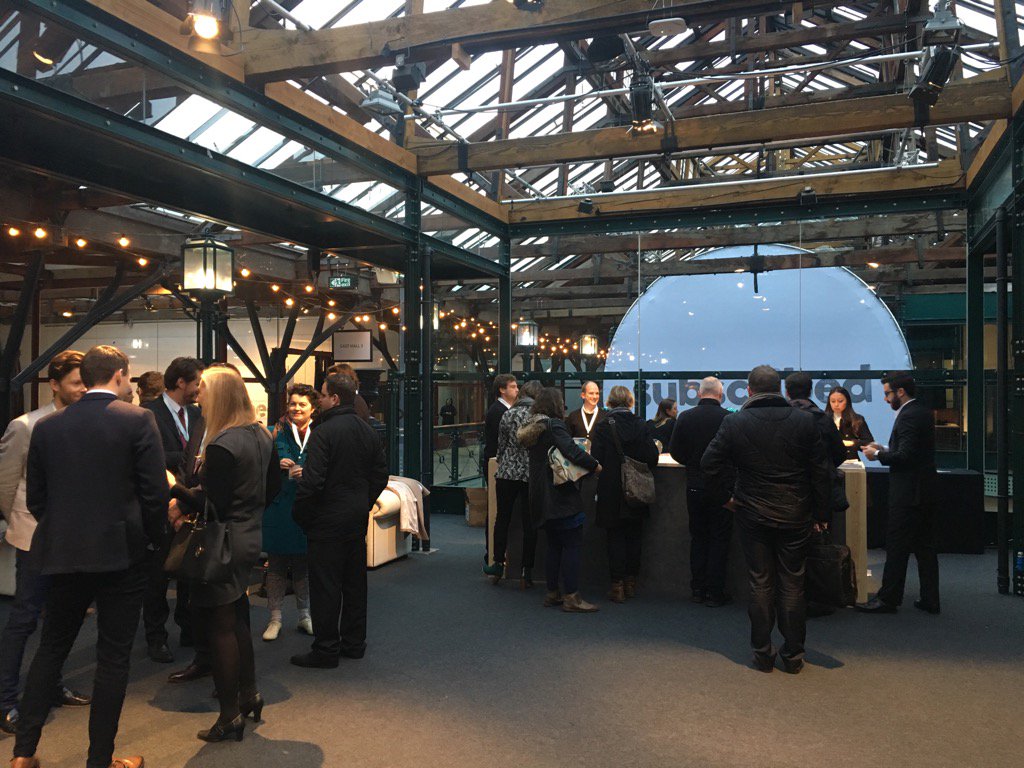 markandall's tweet photo. Early start at #subscribed2016!! https://t.co/o40T9QDxKR