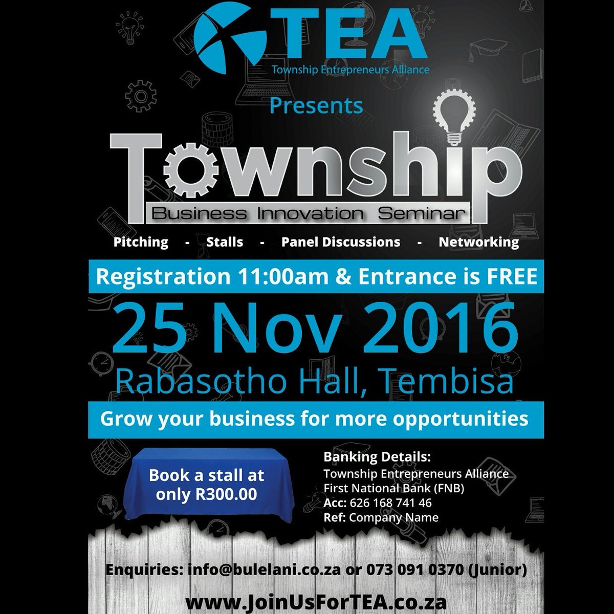 SABEFOnline's tweet photo. #EntrepreneurshipMonth Gauteng https://t.co/oHKT6eLbL8