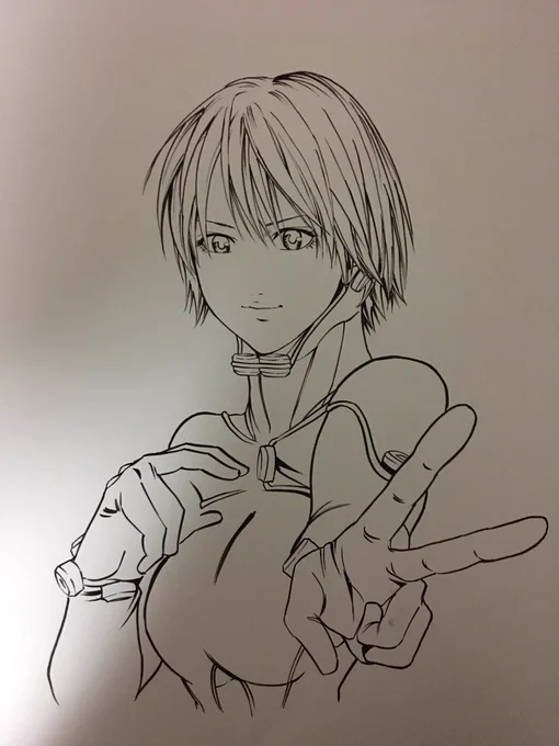 お疲れ様です!本日発売のミラクルジャンプに話載っております!写真はジャンプフェスタ用のサインです!主人公の笑顔久しぶりに描きましたwどうぞよろしくお願いします! 