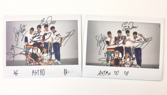 プレゼント】ASTRO直筆サイン入りポラを2名様に！応募はTwitterを