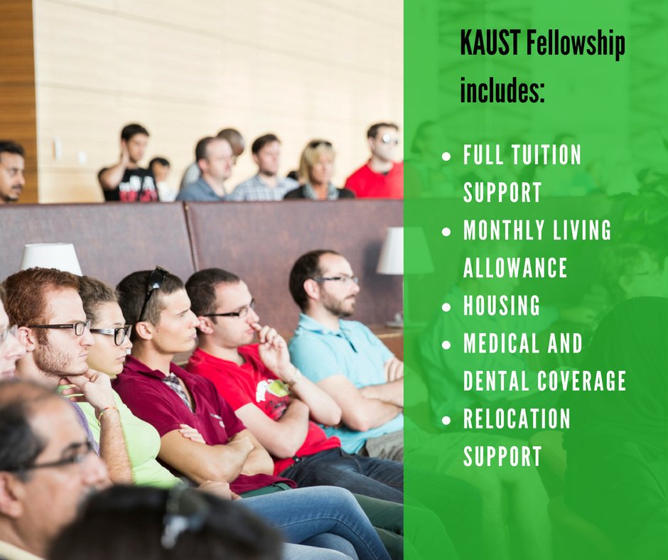 STUDY AT KAUST: Currently accepting applications for Fall 2017. Deadline is January 6, 2017. Apply here: buff.ly/2eBspd3 #highered