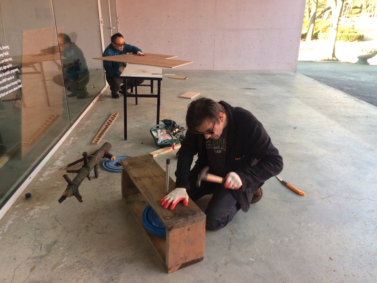 tsudakazutoshi's tweet photo. #APAP5 Anyang Geek Lab: Building Mechanical Music Instruments DAY2 https://t.co/wEe8liCR58