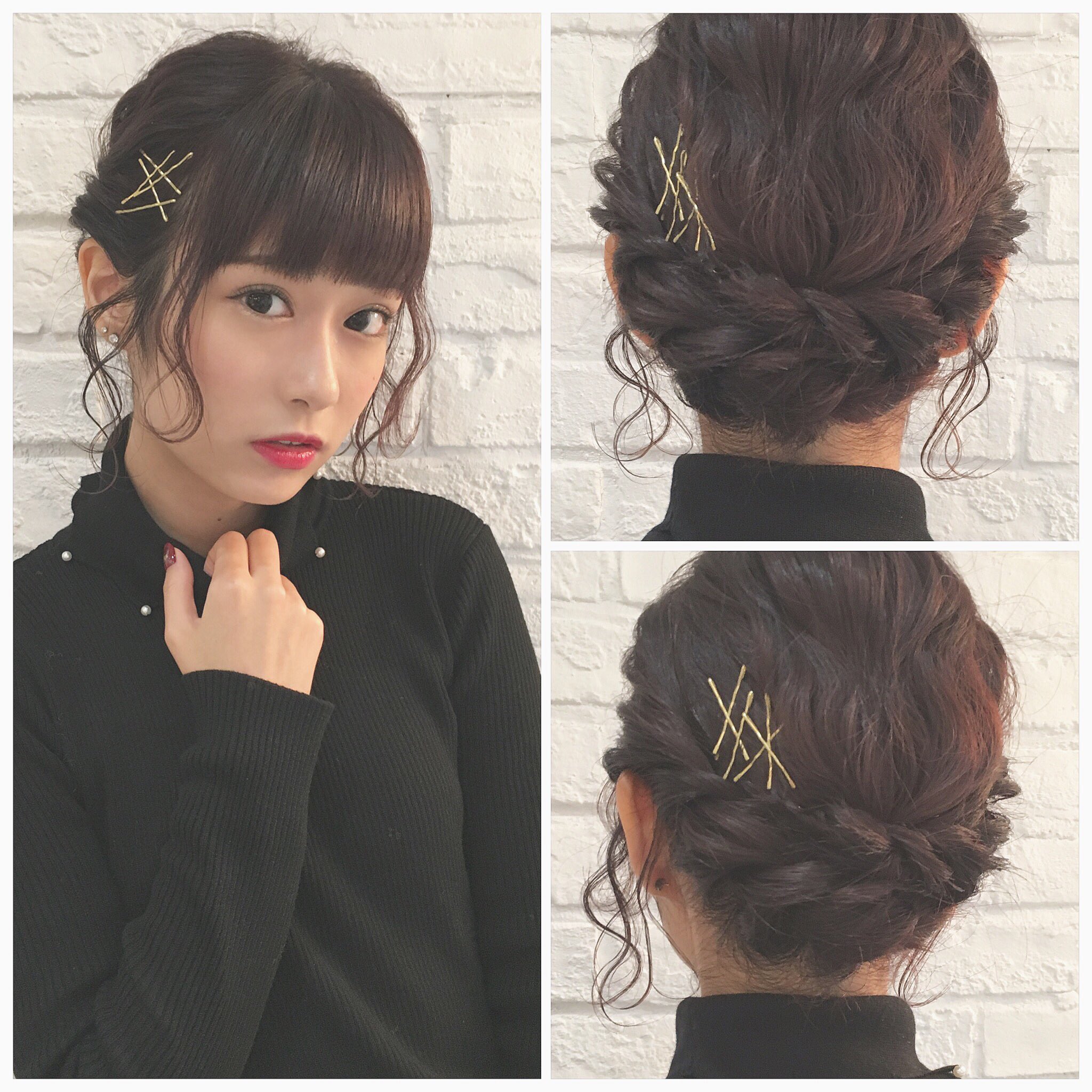 画像 ろっくちゃんのヘアセット♥︎ボブをアップスタイルに( ¨̮ )/お誕生日おめでとぉー ﾟ*｡うぇるかむ20代♥︎ https