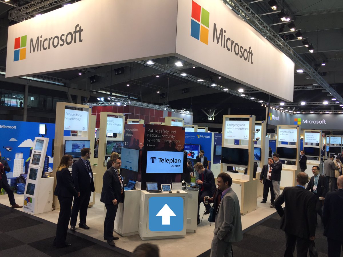 TeleplanGlobe's tweet photo. Ready to welcome you at the #MSFTCityNext stand at #SCEWC16! #Smart #PlatformIndependent #tactical #C2 #PersistentChat #PublicSafety #apps https://t.co/XPqEk0bjr3
