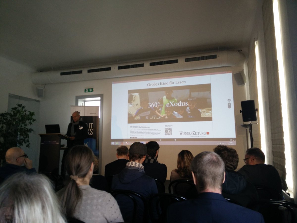 schreialex's tweet photo. apa-it frphstück zum thema vr und journalismus https://t.co/vOcjpp7R3H