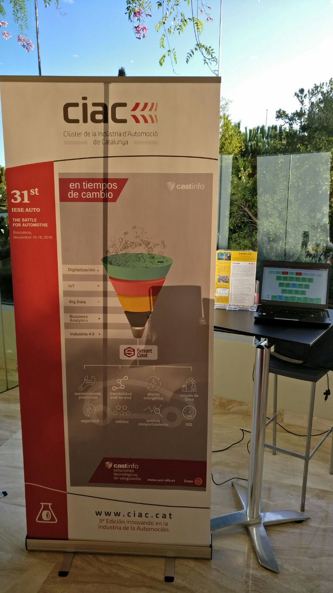 newscastinfo's tweet image. Finalistas del Espacio de Innovación del 31 #IESEAuto y @CIACnews con #SmartCast para la #Industria40 #IoT