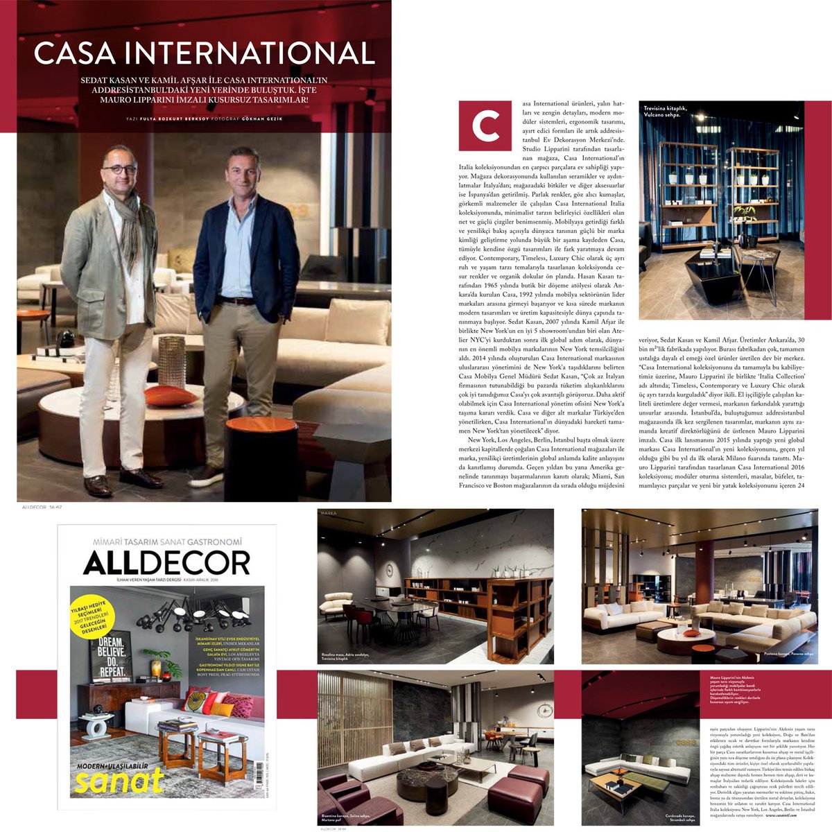 Casa Mobilya on Twitter "All Decor Kasım Aralık 2016 casa 