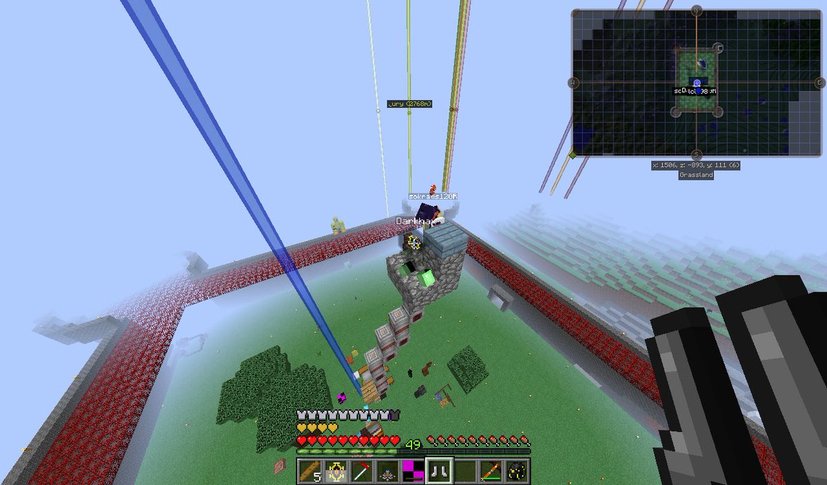 EPIICTHUNDERCAT's tweet image. Daily fun with the boys xD @darkh4x @sokratis12GR @jurykrajackjr @MCModDev #MMD #MMDevServer! #ModDevelopment #ModTesting