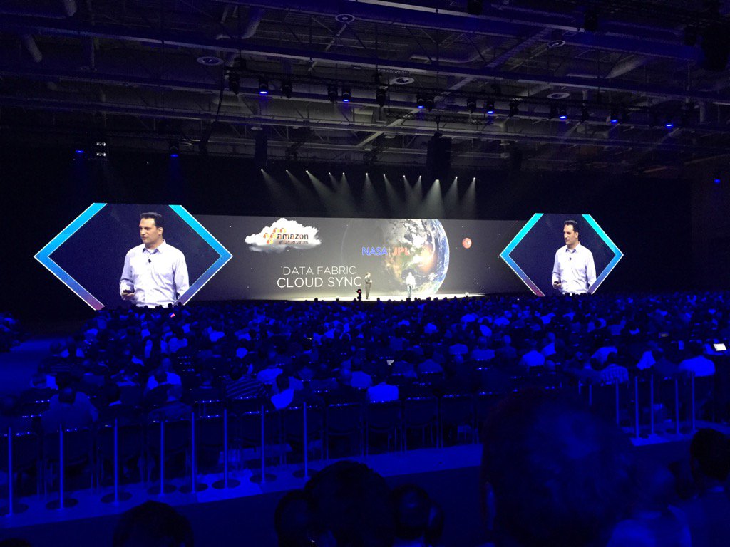 AmandaWeitzel1's tweet photo. Fave quote day 1 @NetAppInsight: @J_CaraDonna mankind's only interplanetary network sends data b/w Mars &amp; AWS cloud https://t.co/r0ge0eTjAK