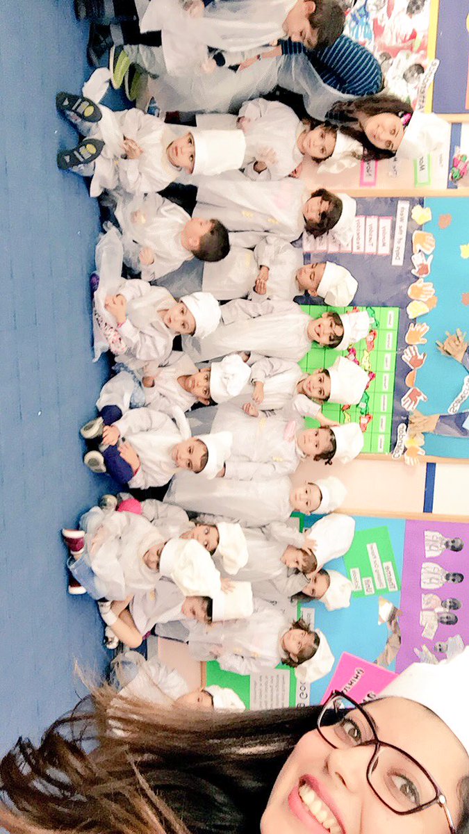 reem_chams's tweet image. KG1"A" learners' quote of the day is "Keep calm and Bake on" #Baker #CommunityHelps #dough #ExperientialLearning @DawhaHighSchool @FThaalby