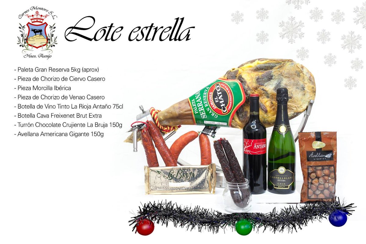 ✨🌟 Nuestro Lote Estrella ✨🌟 #CestaNavidad #RegalaCalidad
@unarosaelc @jpijuann @chary_serrano @Recetas_lola @MARCANDALUCIA