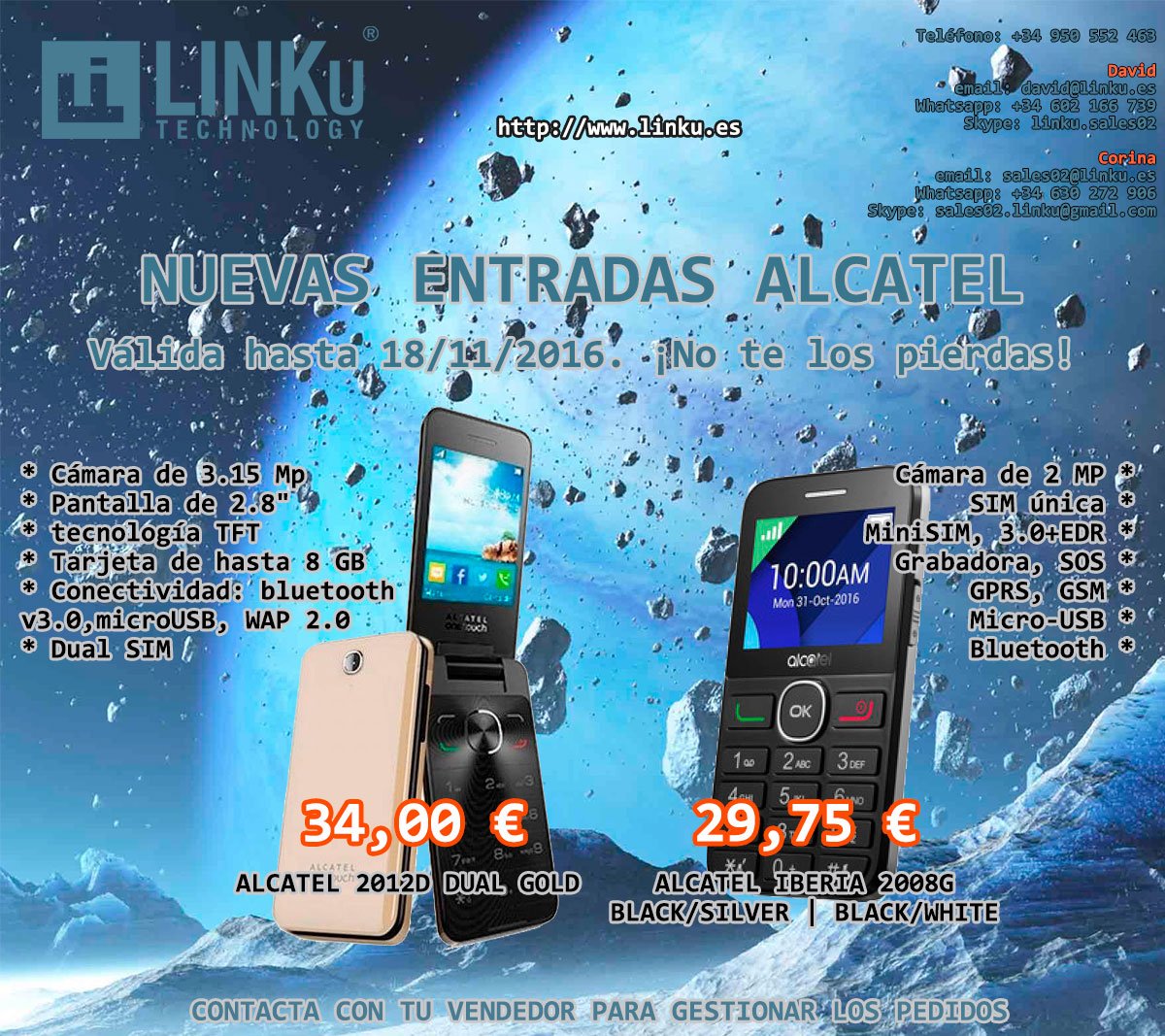 LinkuTechnology's tweet photo. Nuevas Entradas Alcatel. https://t.co/lY30iVRr31