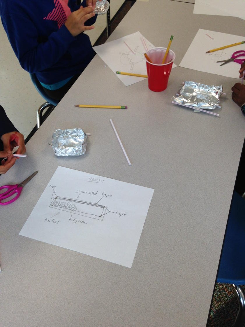 Brinchekscience's tweet photo. Pilgrim Boat Challenge has started! Engineering Design Process at its best! #designbuildimprove #TeamACES #engineers https://t.co/DBlDA5q4bg