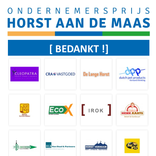 Dank aan onze Bronssponsoren Cleopatra Lingerie, @CRAVastgoedBV, <a href="/DELANGEHORST/">DE LANGE HORST</a>, Dutch Pet Products, Echte Bakker Derix, <a href="/IROKGALLERY/">IROK GALLERY</a> #ohm16