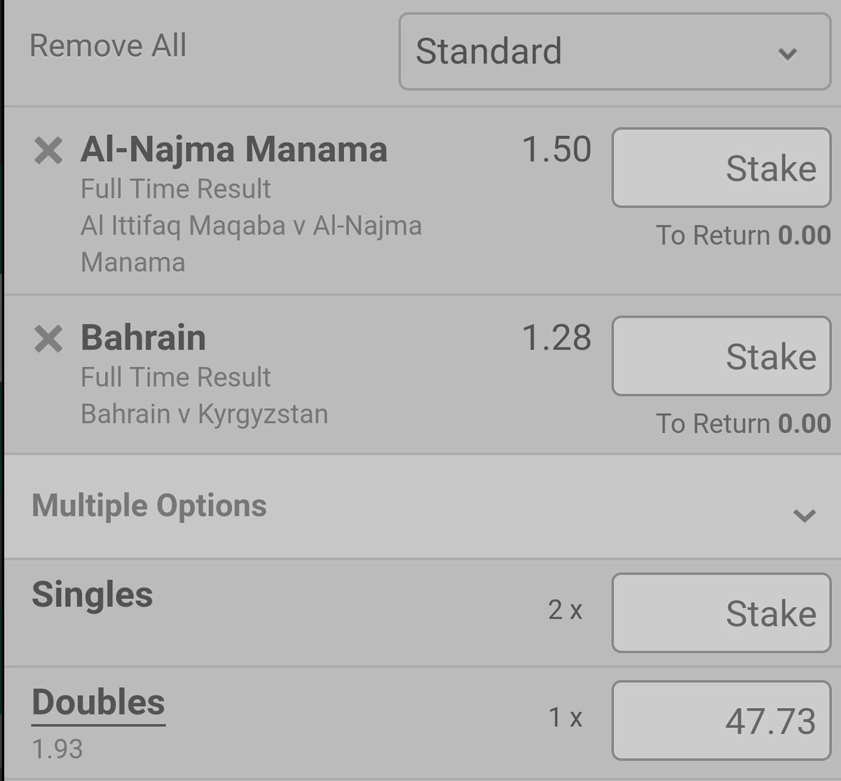 ProTipsMan's tweet image. 🔹20-100 challenge 🔹
Bet ️2⃣
Doubles 

#Inplay #BetSmart 
@ProSoccerTipst