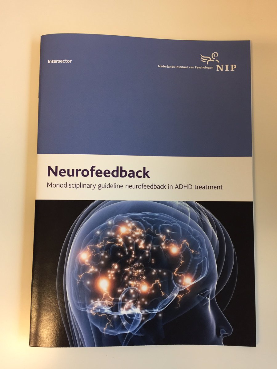 De monodisciplinary guideline neurofeedback in ADHD treatment, uitgegeven door het NIP, met richtlijnen voor de behandeling van AD(H)D