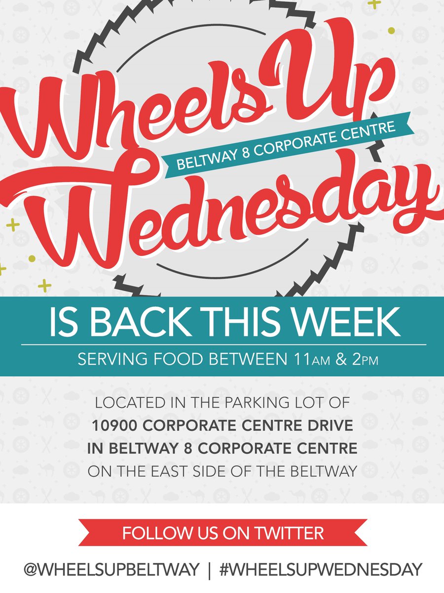 Join us tomorrow at 10900 Corporate Centre Drive for some great food and company!