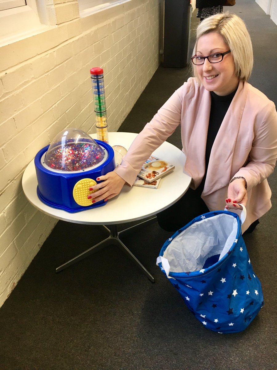 MyNottingham's tweet photo. Sam in Portage Team set for a home visit to a little girl with multiple learning needs #nationalportageassociation #ourday #greatworkforce https://t.co/dBQG1WYkjp