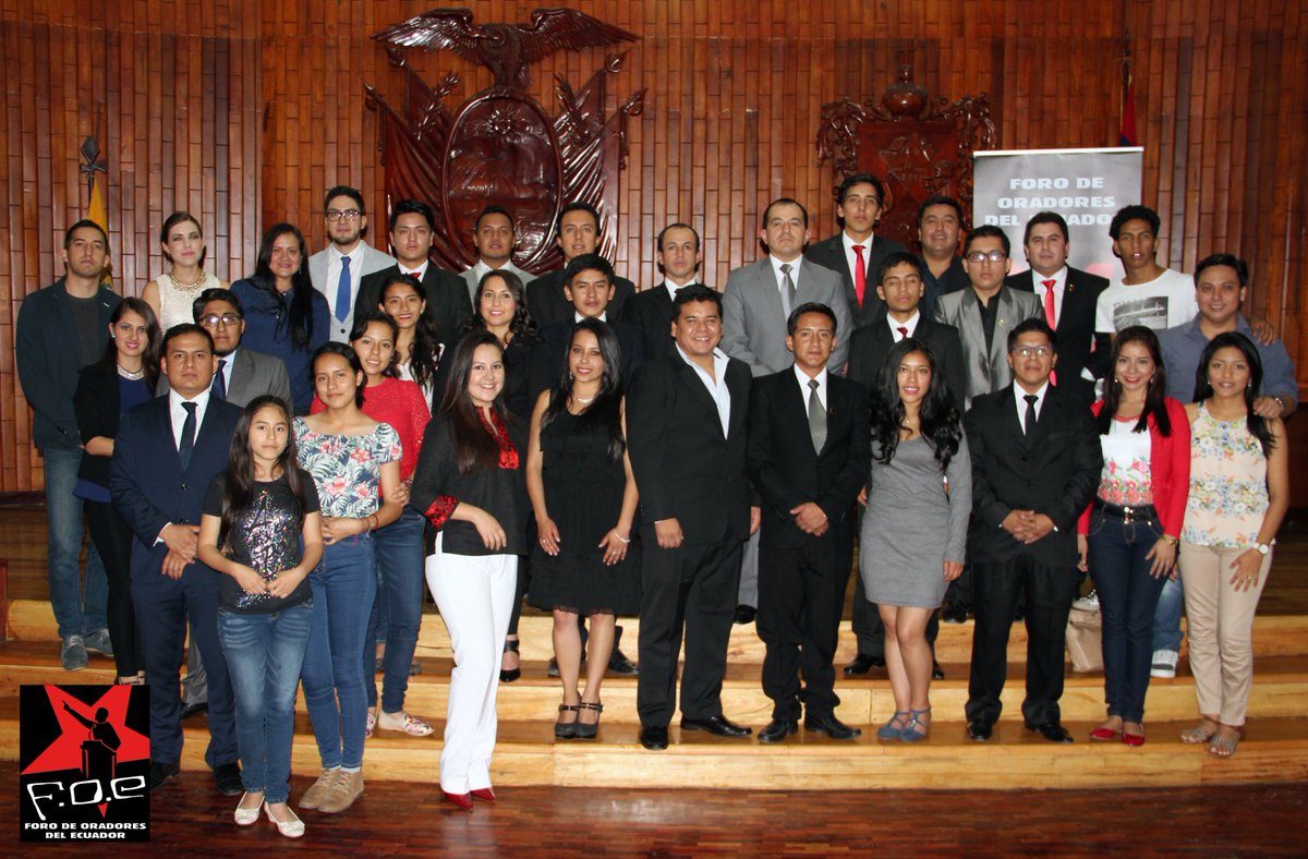 ForoOradoresEc's tweet photo. Del 10 al 12 de noviembre oradores de nuestra patria se congregaron en el IX ENCUENTRO NACIONAL DE ORATORIA "CULTURA Y LIBERTAD" Loja 2016 https://t.co/CjcdYnAYwP