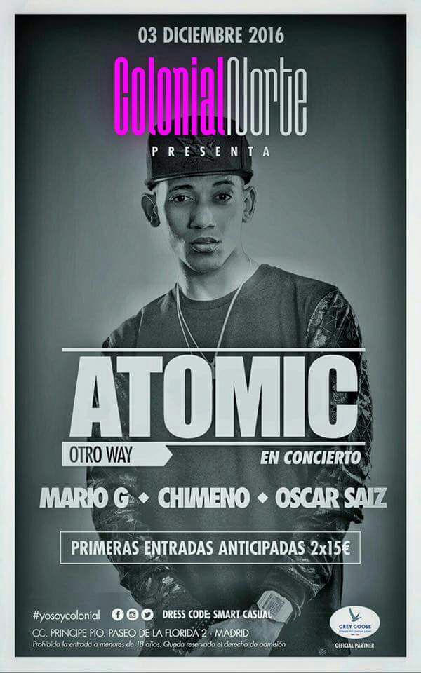 Colonial_Morcu's tweet photo. Te de campanaaa!!! Prraaa
Atomic en colonial
Pídeme anticipadas https://t.co/ejkCG8f8Xi