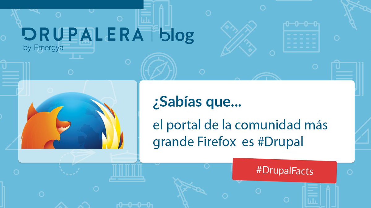 ladrupalera's tweet photo. [#DRUPALFACTS] #Firefox Friends también es #Drupal https://t.co/aATIRozP9d #Drupaldev https://t.co/S62k19ehM1