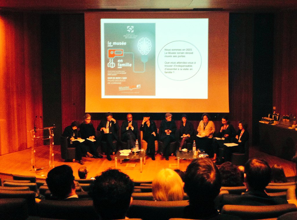 CharlesV2J's tweet photo. #LT @FRAMEMuseums @SophMouton relate l'expérience du #MuseoLabo lié avec le projet de rénovation du @Museelorrain https://t.co/jEaXJA8HNc