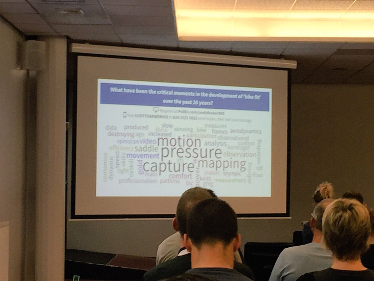 gebioMized's tweet photo. The participants at @CyclefitICS made their decision: #Pressuremapping is one of the key moments in the last 20 years of bikefitting! #ICS16 https://t.co/LAVdyhYVWD