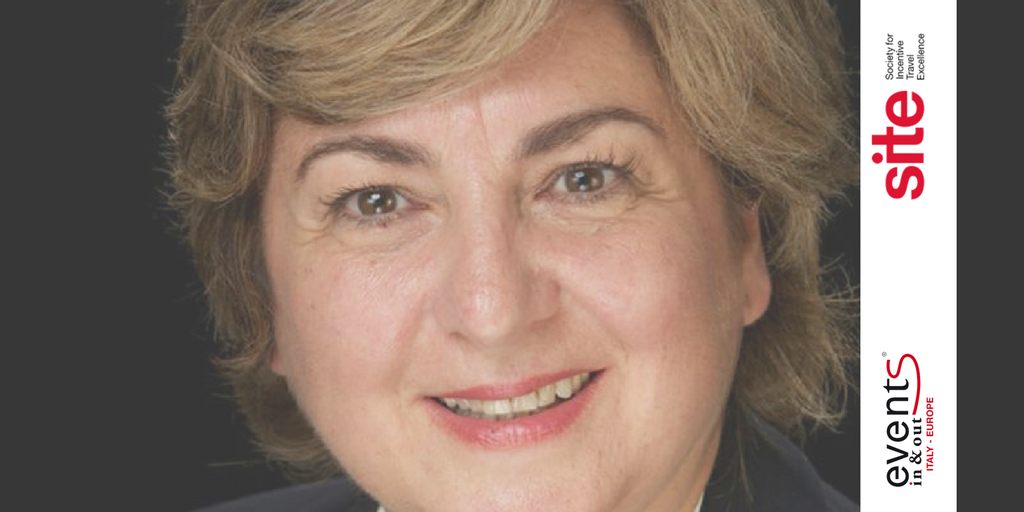 EventsInOut's tweet image. Annamaria Ruffini alla presidenza di @SITEGlobal , la prima italiana al vertice dell’associazione internazionale shar.es/1IIZq7
