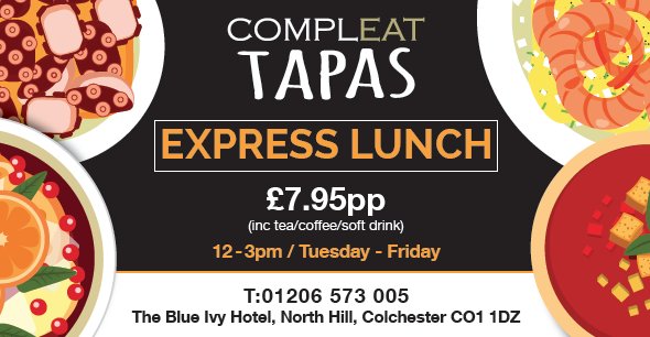 #ExpreesLunch at Compleat Tapas #lunch #Tuesday - #Friday