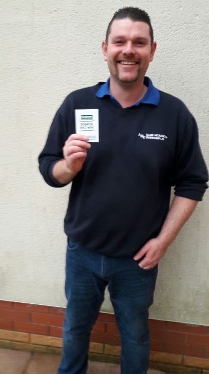 Graham_Merchant's tweet photo. 🎉 Lucky Tom of Allied Mechanical Engineering Ltd has won a £5000 holiday! Where should he go? You could win too: https://t.co/kd6oFbrtTw https://t.co/aNq8GFHMA4