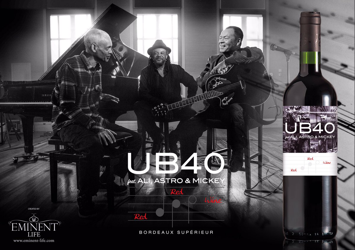 EminentLifeLtd's tweet photo. Getting ready to launch our UB40 Red Red Wine Bordeaux Superieur @WeAreUB40 @Decanter @agencylifestyle #wine #wineoclock #winelover #music https://t.co/NI9f5KHUrL