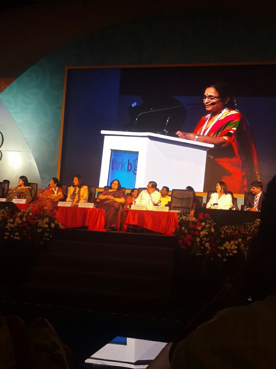 investkarnataka's tweet photo. The torchbearer and chairman of Thinkbig working committee @Ratnaprabha_IAS addresses the valedictory program https://t.co/jLkbELmdgb
