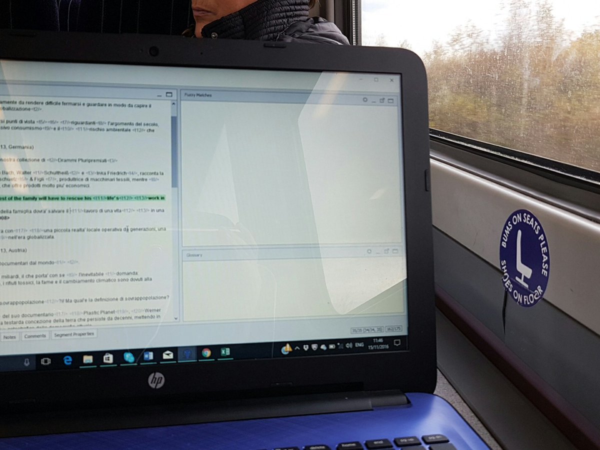fsl_italianterp's tweet image. Working whilst going to work. A PC is a translator&apos;s best friend. #xl8 #slator #PSI #1nt #terps