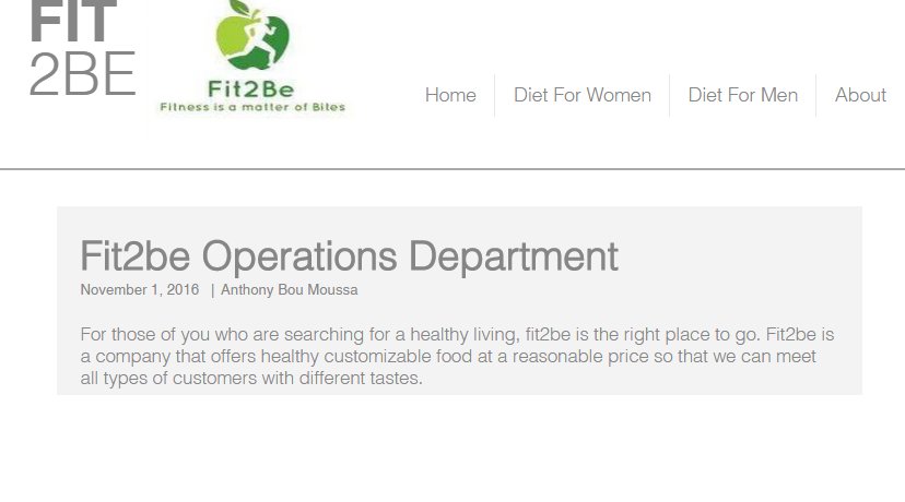Fit2Be on Twitter: 