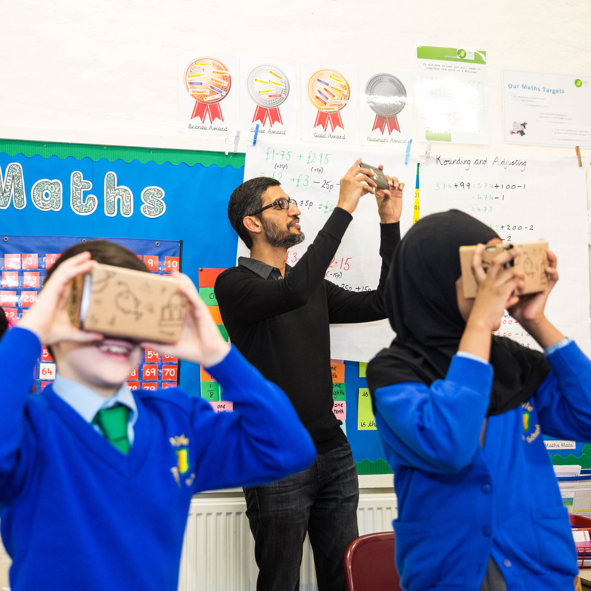 Virtual reality can spark students’ imagination and help them learn about topics in an engaging and immersive way. Sundar Pichai CEO, Google